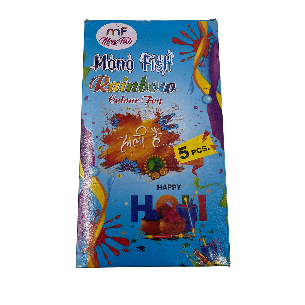 Herbal Holi Colour Fog Smoke - Natural, Safe & Eco-Friendly Gulal Celebrate Vibrant & Eco-Friendly Holi, Celebration, Photoshoot Holi Color Powder (Pack of 5 Sticks)
