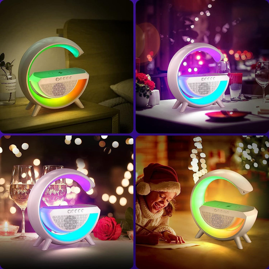 Transform Your Space with the G Speaker Lamp - APP Control 3 in 1 Multi-Function Bluetooth Speaker!