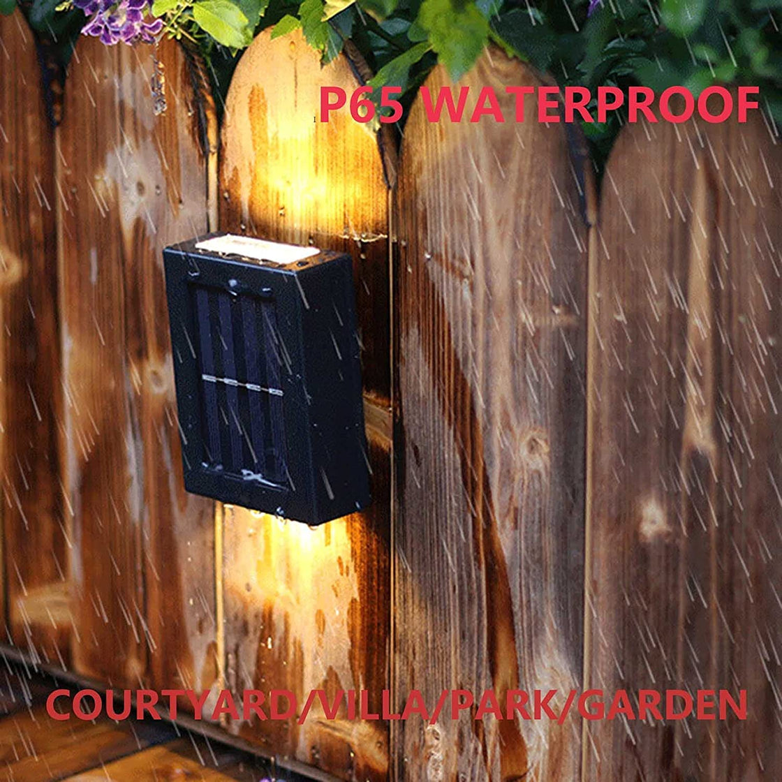 Solar Wall Lights Small Fence Waterproof Lights Solar Powered, Up Down LED Porch Light, Luces Solares para Exteriores