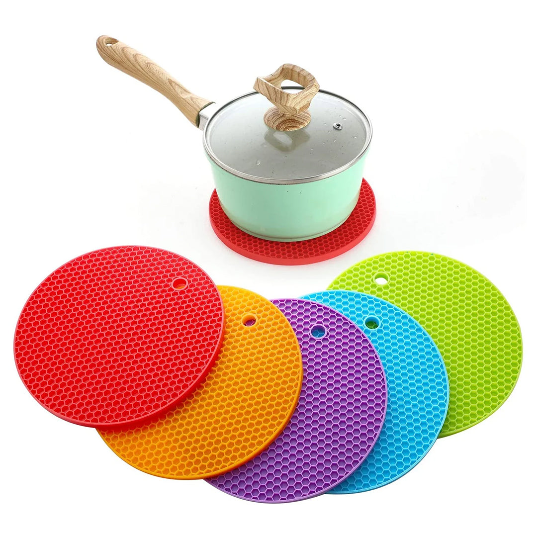 Round Silicone Heat Resistant Table Mat