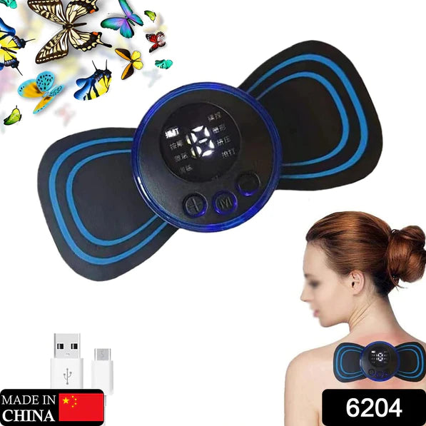 "Smart Mini Massager: 8 Modes, EMS Electronic Pulse, Auto-Off Timer, and Innovative Smart Chip"