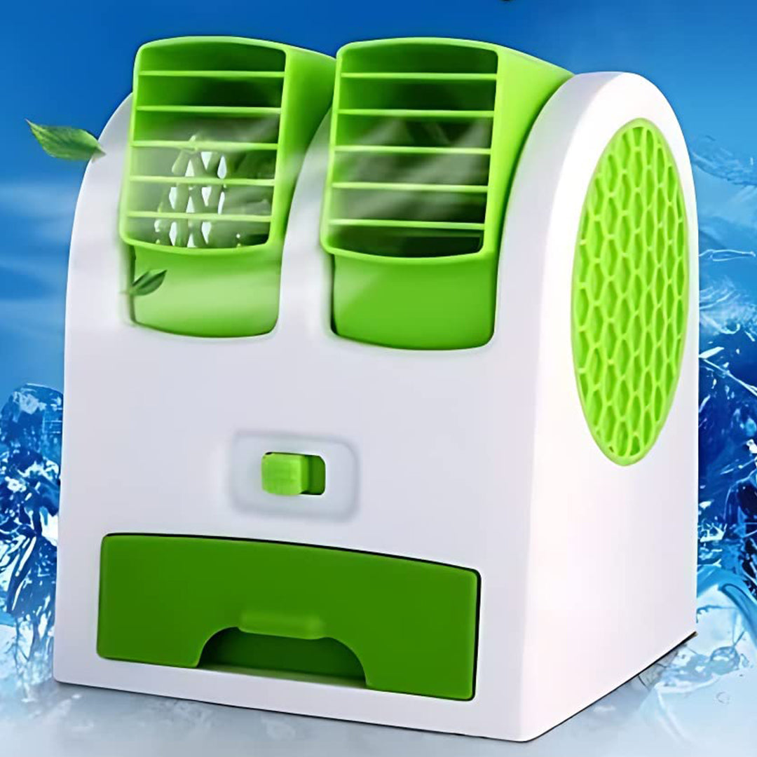Dual Bladeless Air Cooler |  Mini Cooler | Mini Fan